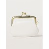Beams Japan Matsunoya Cowhide Leather Mini Wallet Pouch Monotone, white,