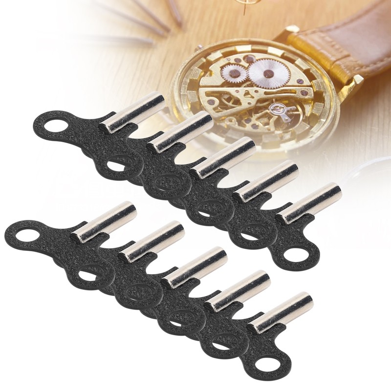 10pcs Clock Winding Key Steel Wall Clock Mechanical Desk Clocks