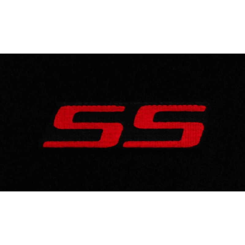 AFM NEW! BLACK Floor Mats 2016-2024 Camaro Embroidered SS Logo