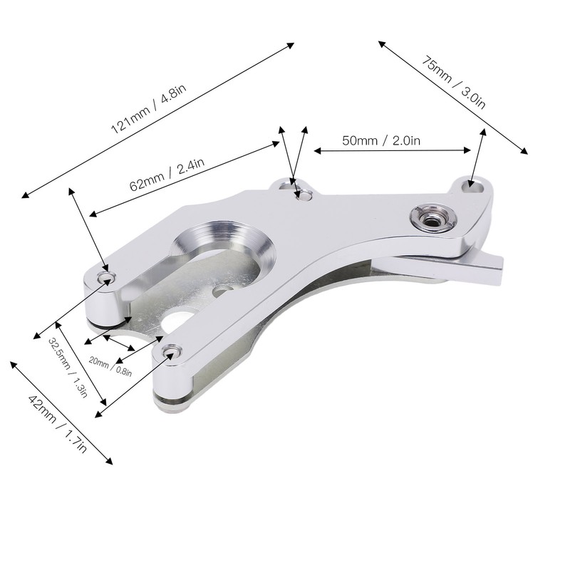 Road Bike Disc Brake Conversion Seat Durable Bicycle Brake Fixed