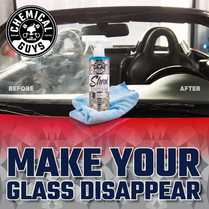 Chemical Guys CLD30016 Streak Free Glass & Window Cleaner (Works