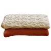 Peach Unicorn Designs Knitting Patterns for Baby Blankets x 2,