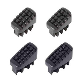 Hailo 991-5311 Foot Caps 2x 35 x 20/43 x 20 up to 01/2015 Black (Pack of 4)