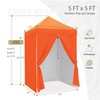 EAGLE PEAK 5x5 Instant Canopy with 4-Side Wall Panels, Small