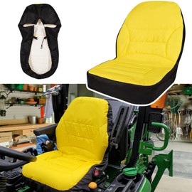 yourour LP68694 Seat Cover Compact Utility Tractor Cushioned Seat Cover Fits for Compact Utility Tractor with armrest 1025R,2025R - Oxford 300D Fabric, Waterproof