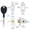 Window Security Mortice Rack Bolts | Pack of 2 Bolts