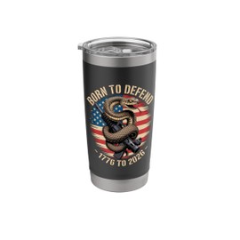 2nd Amendment Apparel Gun Owners 4th of July American USA Stainless Steel Insulated Tumbler
