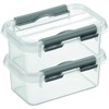 Sunware Q-Line Storage Box 0.5 Litre Transparent Colour