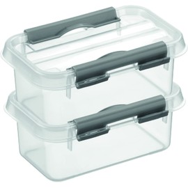 Sunware Q-Line Storage Box 0.5 Litre Transparent Colour