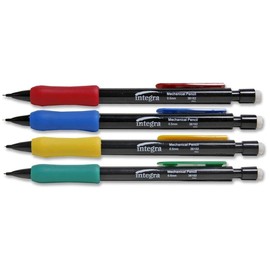 Integra 36152 Grip Mechanical Pencil, Refillable, .5mm, Assorted