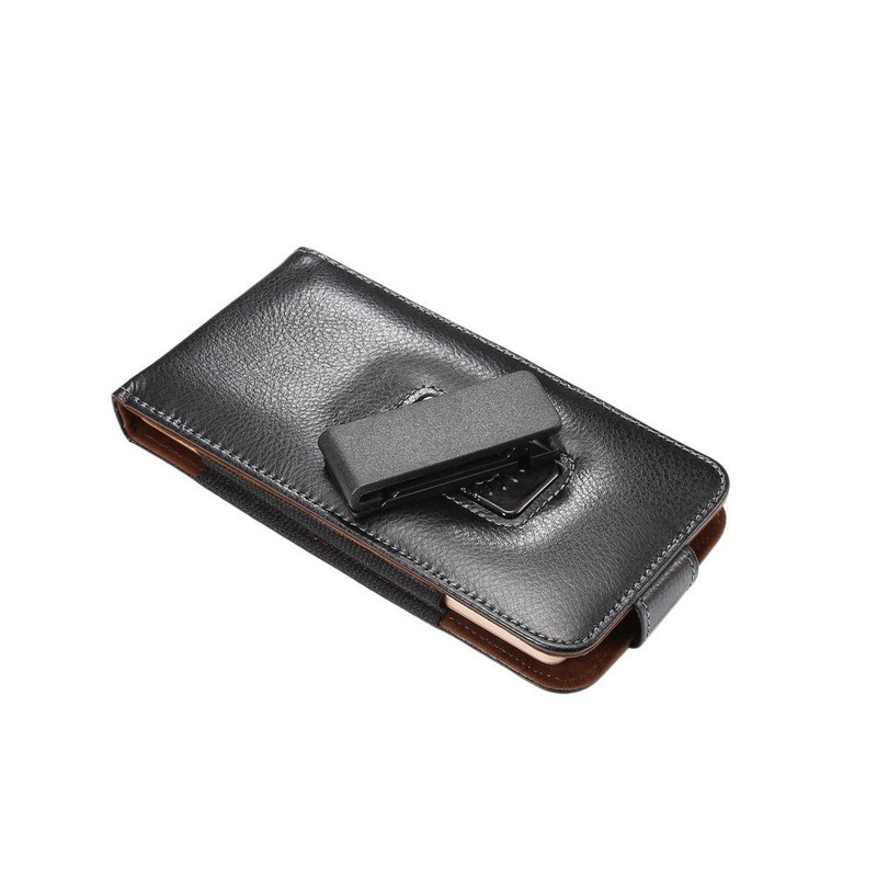 DFVmobile - Magnetic Genuine Leather Executive Case Belt Clip Rotary