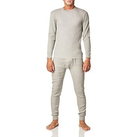 Smith's Workwear Men's Men's Thermal Sets Underwear, Heather Grey, Small