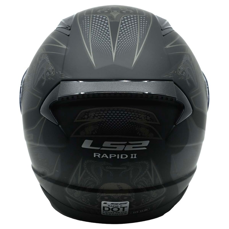 LS2 Helmets Rapid II Full Face Motorcycle Helmet (Crypt Matte