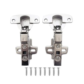 Hettich Sensys 8645i TH52 110 Degree Standard Half Overlay Hinges 9071206 with Self Closing Mechanism for Kitchen Cabinet Cupboard Wardrobe Door Buffering Hinge Pack of 2
