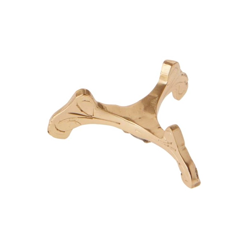 Bard's Brass Egg Stand/Holder, Medium Scroll Leg, 0.875" diameter, Pack