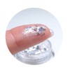 DIAME Diamy Mermaid Shell Silver Flake Silver Foil Nail Glitter