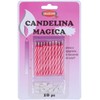 Candelina Magica Rosa 10 pezzi