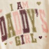 Bonangber Daddys Girls Baby Clothes Letters Print Short Sleeve Bubble