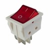 Rocker Switch White 4 Pin 16 A 250 VAC 30