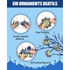 Gowik Ramadan Ornaments - 20pcs Wooden Pendant Ramadan Kareem Hanging