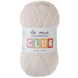 La Mia Club 1 hilo de madeja, poliamida exclusiva 100 % 3.5 onzas (100 g) / 169.5 años (155 m), beige - 620