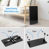 TeqHome Foldable Laptop Stand Height Angle Adjust Notebook Bed Desk