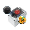 CEKGDB 1P 1NO1NC Emergency Stop Push Button Switch Mushrrom Outdoor