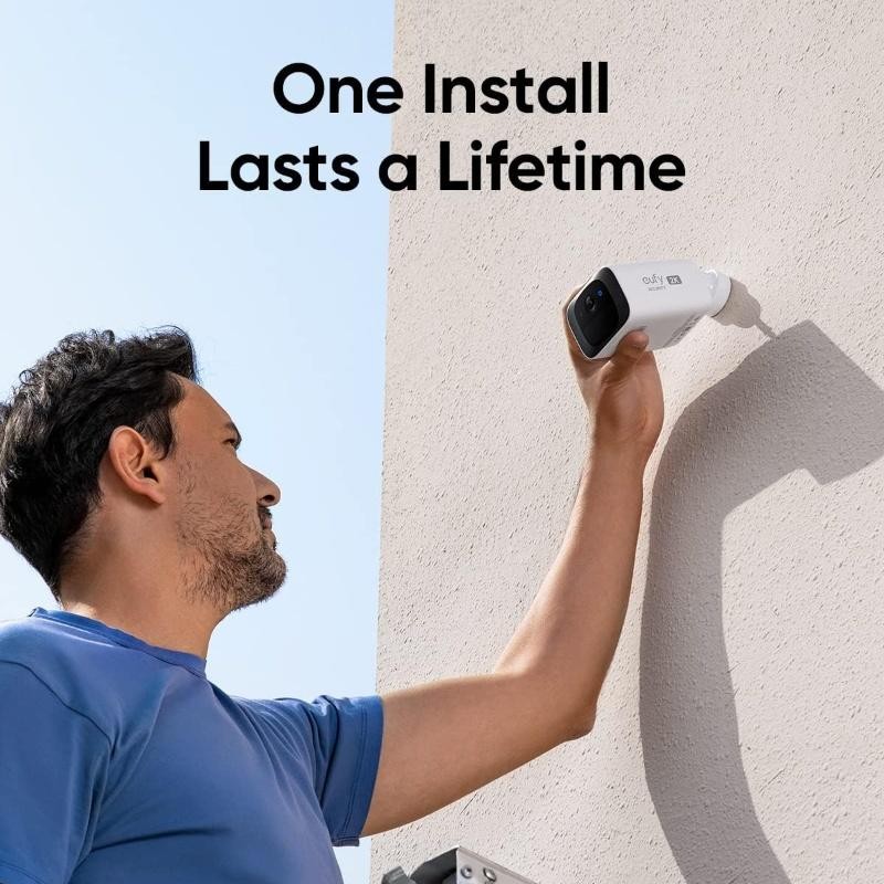 eufy Security SoloCam S220, Solar Security Camera, Wireless Outdoor Camera,