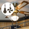 Ymapinc 2pcs Ceiling Fan Pull Chain Ornaments, 13inch Bronze Fan