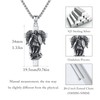 MEDWISE Large St Michael Necklace 925 Sterling Silver Archangel Saint