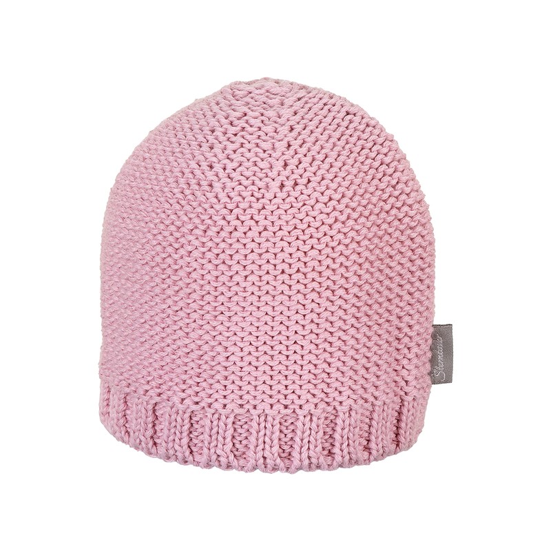 Sterntaler Baby Girl Knitted Hat Plain with Merion Wool, purple