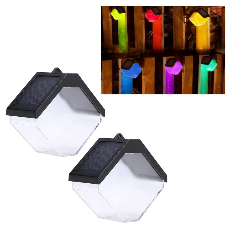 Solar Wall Lights Dual Light Modes IP55 Waterproof Long Life