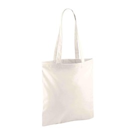 HiFEN® Premium Plain Natural Cotton Shopping Tote Bag Eco Friendly Reusable Blank Shopper Ideal for Craft decorate and Printing