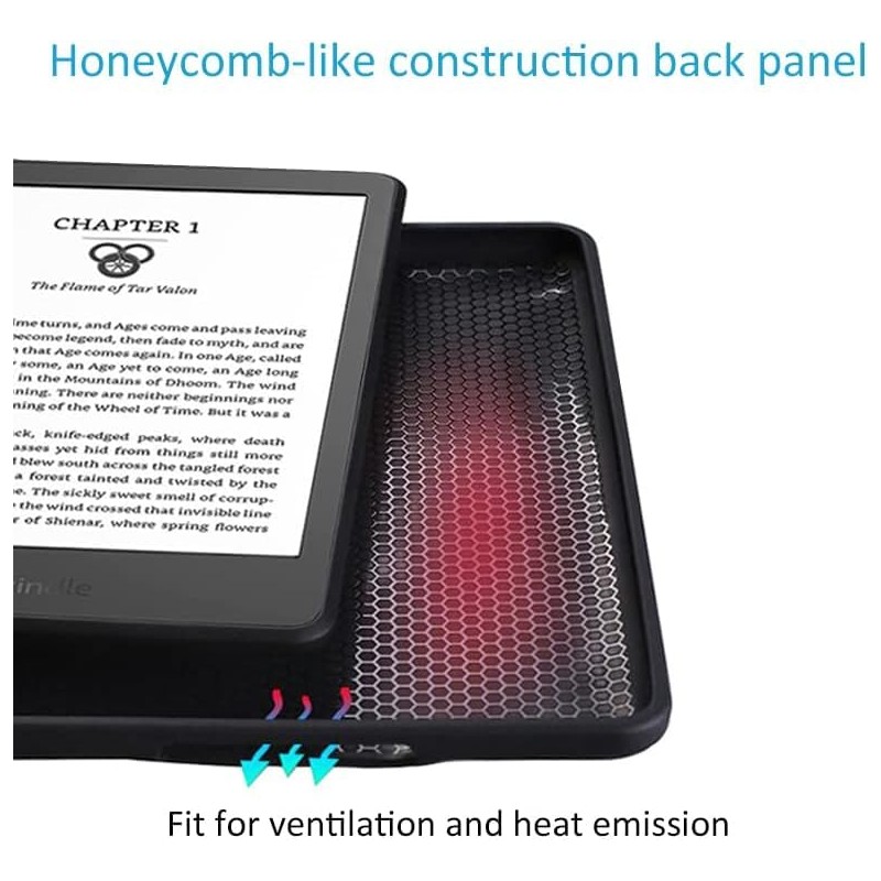 Reelau Case Compatible with 2022/2024 Kindle 11th Generation 6 inch