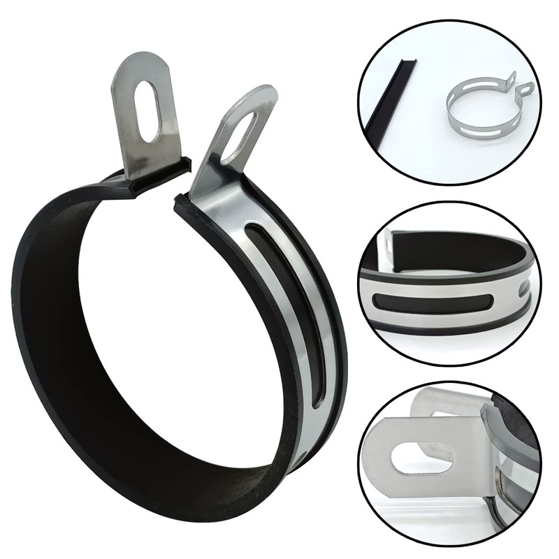 Universal Half Round Motorcycle Exhaust Clip Motorcycle Exhaust Muffler Pipe