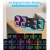 Zaxiva 3D LED Digital Alarm Clock, Table Clock, Digital Clock