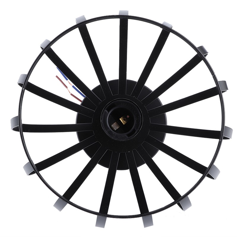 E27 Rustic Cage Chandelier Pendant Light Ceiling Lamp Shade for