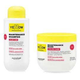 Kit Shampoo Y Máscara Yellow Color Care 500ml