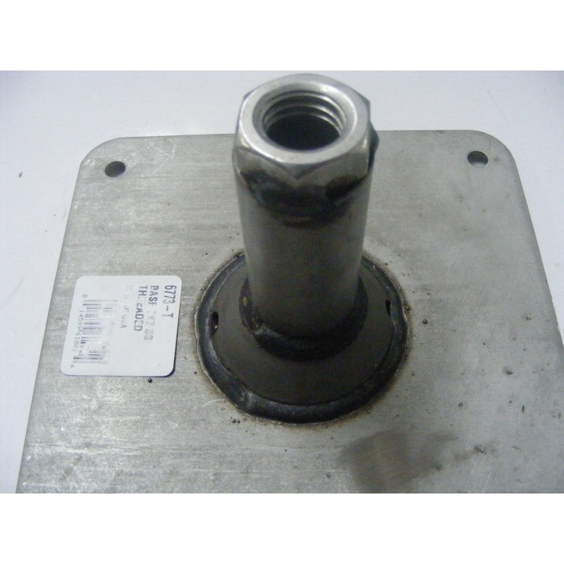 Attwood Swivl-Eze 6773-T Lock'N-Pin Stainless Steel Base Plate, Bronze Bushing