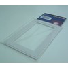 2 X 2 x Double light switch finger plate. White