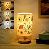 Hortsun Pressed Flower Lamp Vintage Table Small Lamp Cottagecore Decor