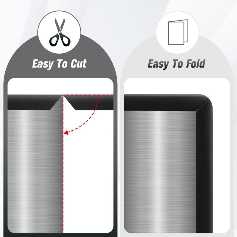 Edge Trim, 1/8" Rubber Edge Trim, Flexible Self Adhesive U