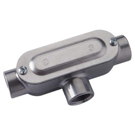 Halex, 1/2 in. Rigid Type T Threaded Conduit Body with Cover and Gasket , 58805, 1 per pack