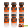 6 Stück Schlauchkupplung 1/2 Zoll, Gardena Schlauchverbinder Set, Gartenschlauch Kupplung