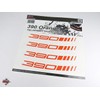 BIKE-label Rim well sticker, orange, compatible with KTM 390 Duke