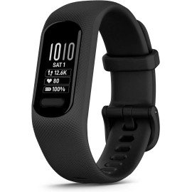 Garmin Vivosmart 5 Activity and Fitness Tracker | Easy to Use | Lightweight - Black, Large