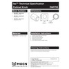 Moen DN0705BG Iso Drawer Knob, Brushed Gold