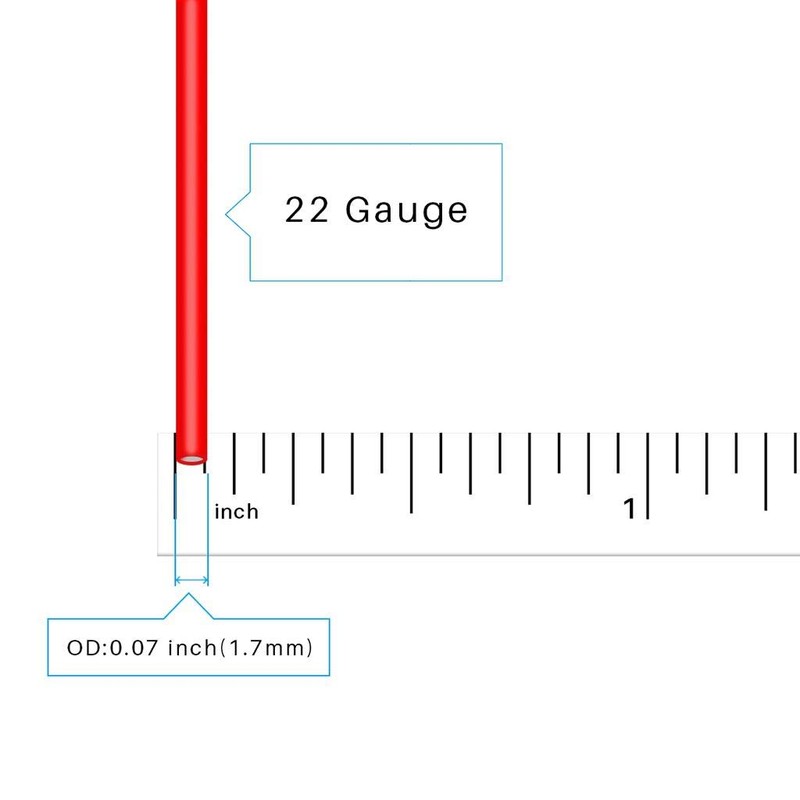 BNTECHGO 22 Gauge Silicone Wire Kit 10 Color Each 10