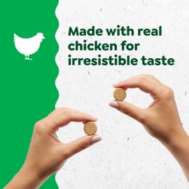 Greenies Supplements Calming Chews for Dogs Chicken Flavor, 40 Count Soft Chews Dog Calming Supplements, 7.3 oz. Container