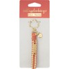 GRUSS & CO Unisex Keyring with Motif, Key Ring, Macrame
